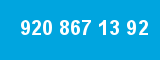920 867 13 92